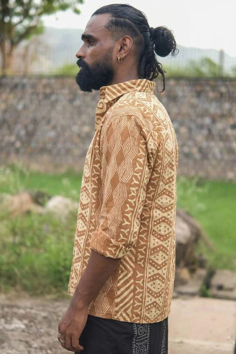 Milinda Tribal Shirt – Handblock Printed Cotton Boho Wear